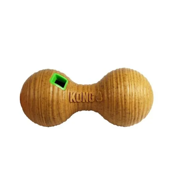 Kong Bamboo Feeder Dumbbell Dog Toy