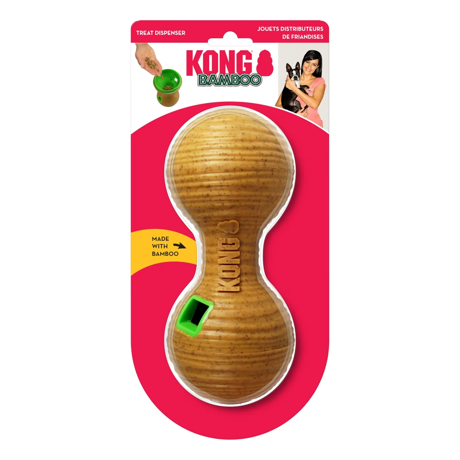 KONG Bamboo Feeder Dumbbell