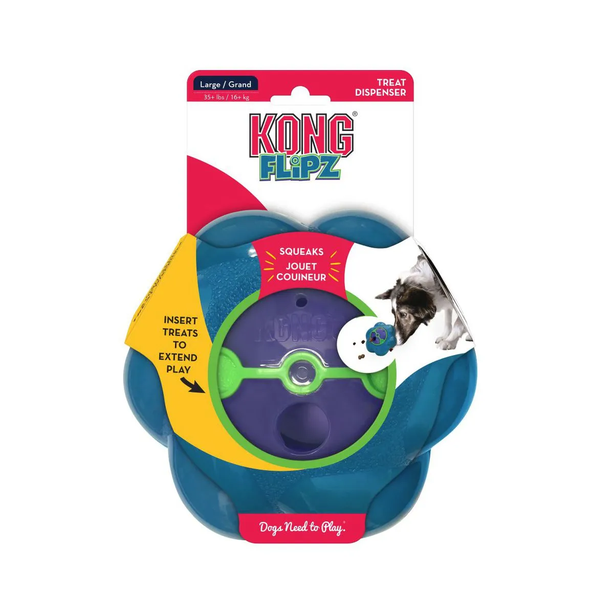 KONG® Flipz Treat Dog Toy