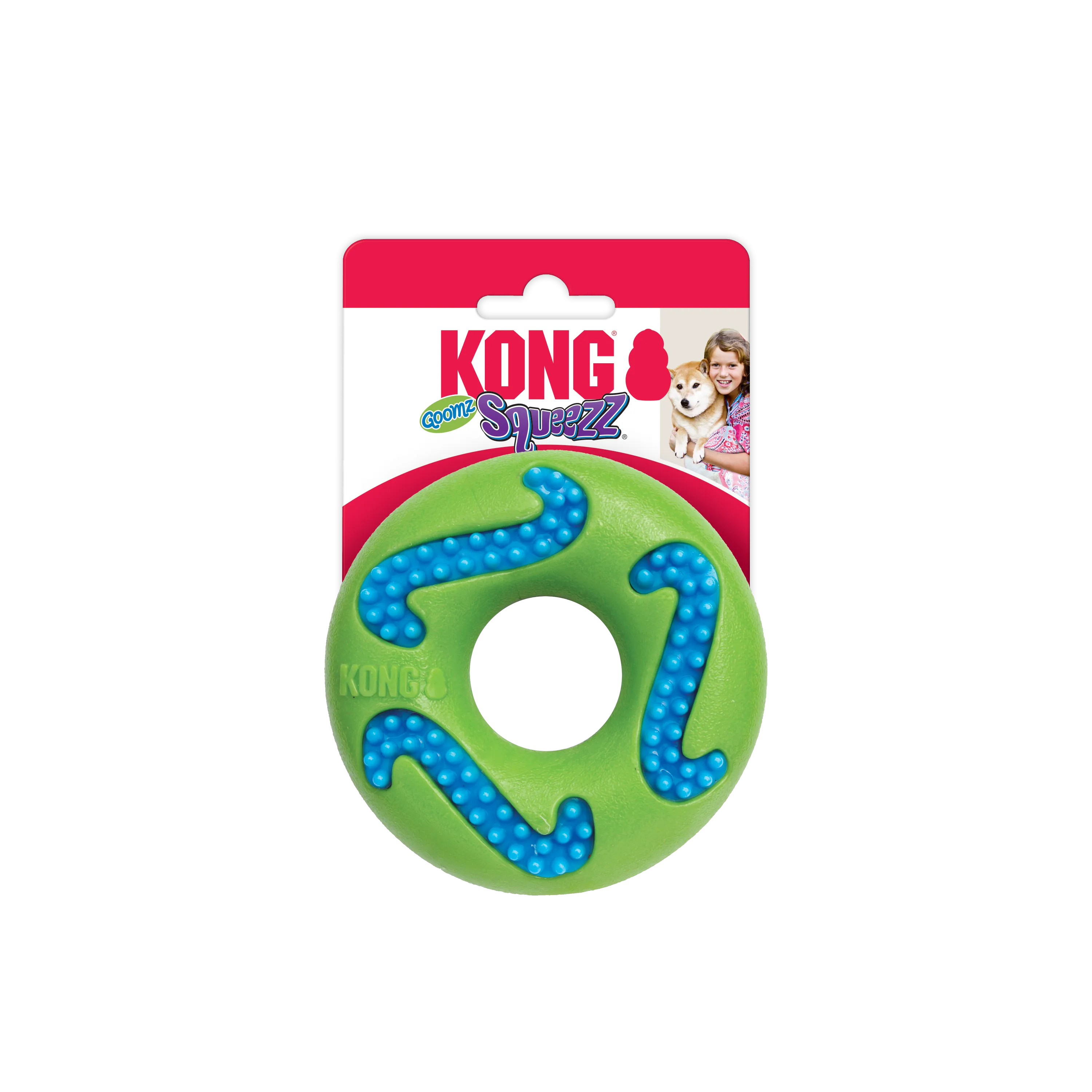 Kong Squeezz Goomz Ring Dog Toy