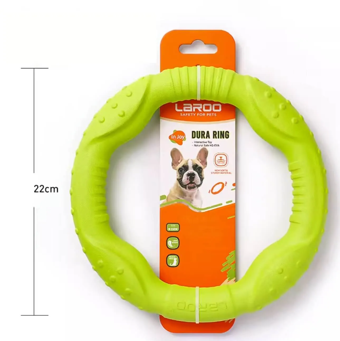 LaRoo Dog Tug Toys Floatable Dog Flying Disc For Interactive Play