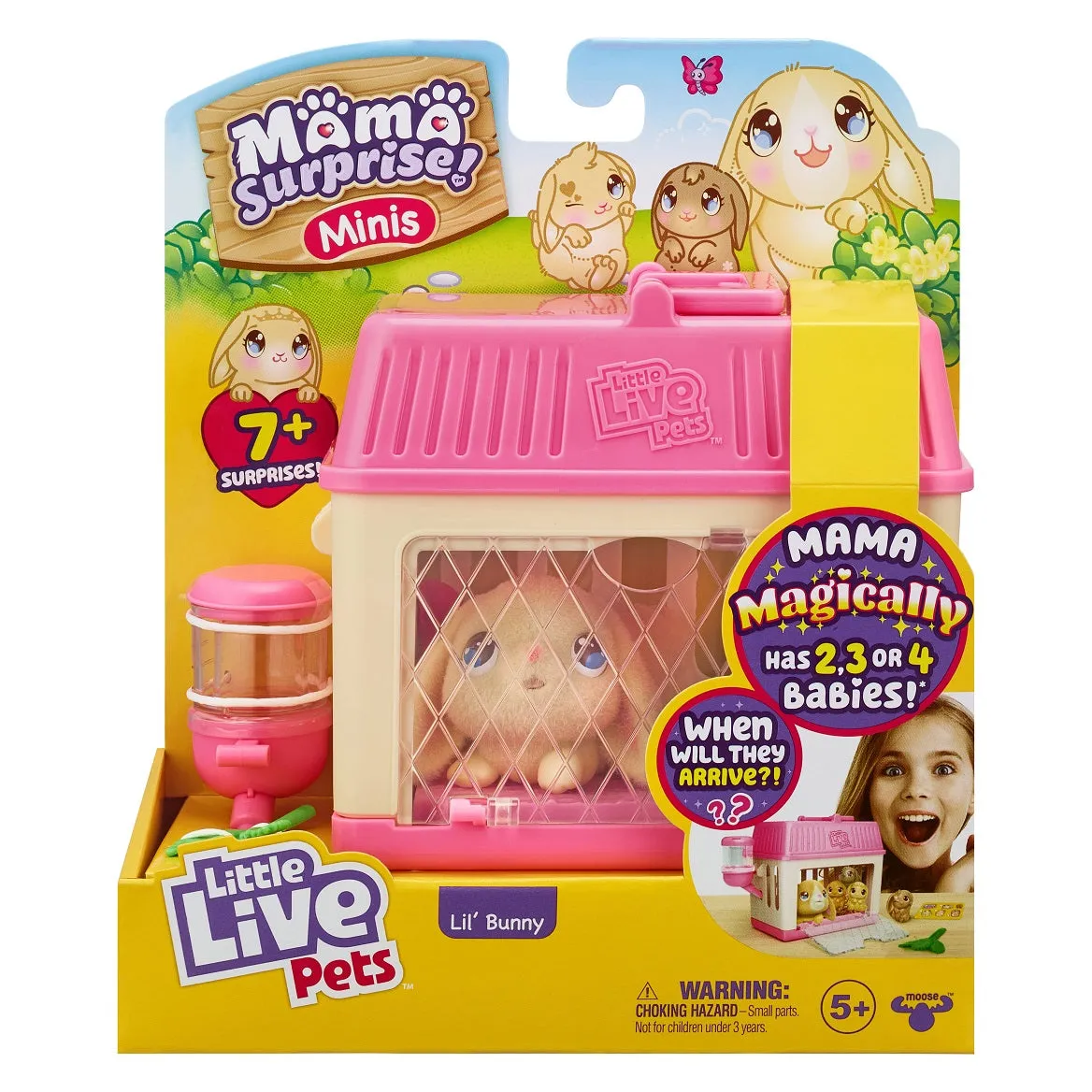 Little Live Pets Mama Surprise Minis S2 Mini Playset Lil Bunny