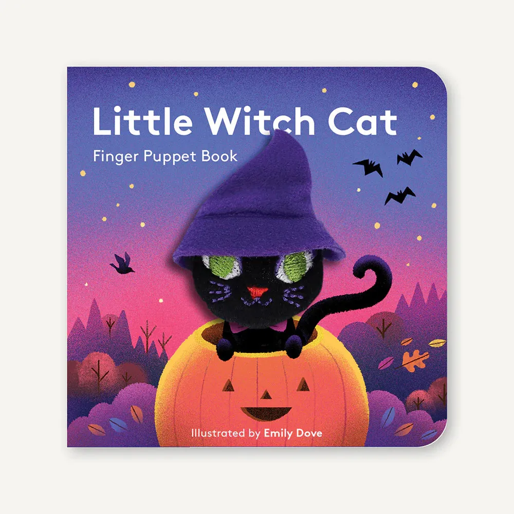 Little Witch Cat Finger Puppet Board Book