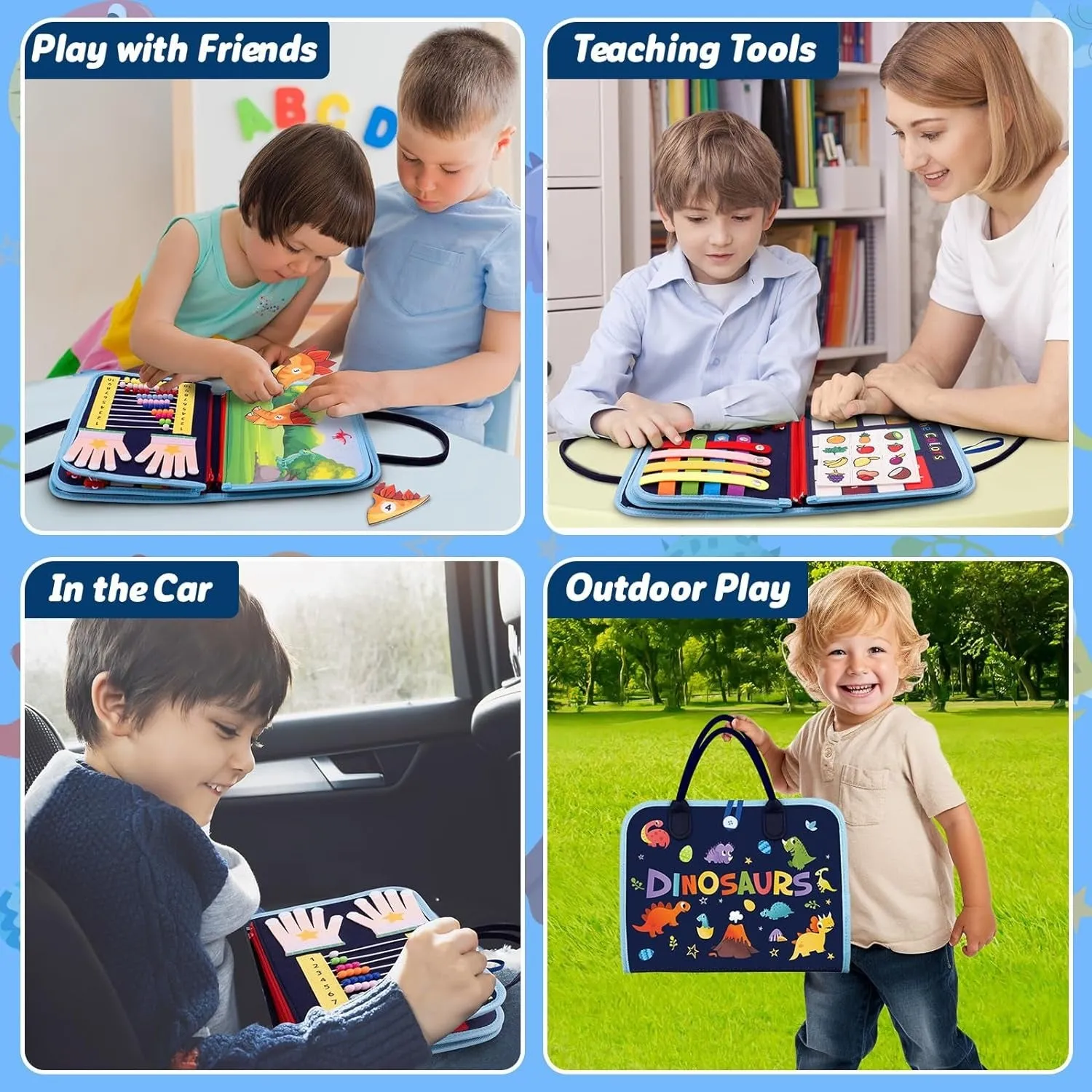 Multifunctional All in One Busy Sensory Activity Book - 874