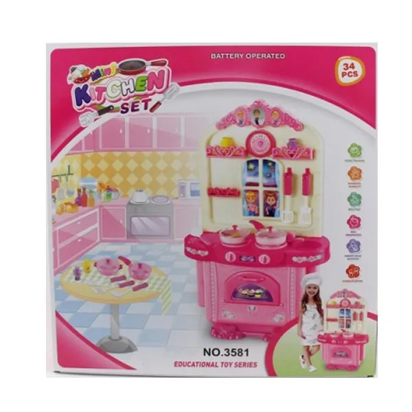 Musical Kitchen Set with Lights