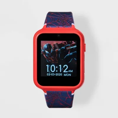 New - Kids' Marvel Spider-Man Interactive Watch - Blue/Red