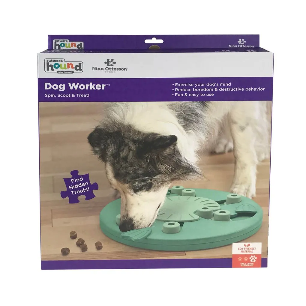 Nina Ottosson Dog Worker Enrichment Puzzle Toy - Green