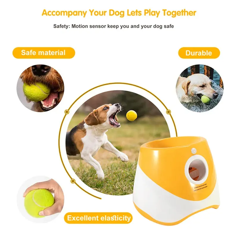 Pet Interactive Automatic Ball Launcher