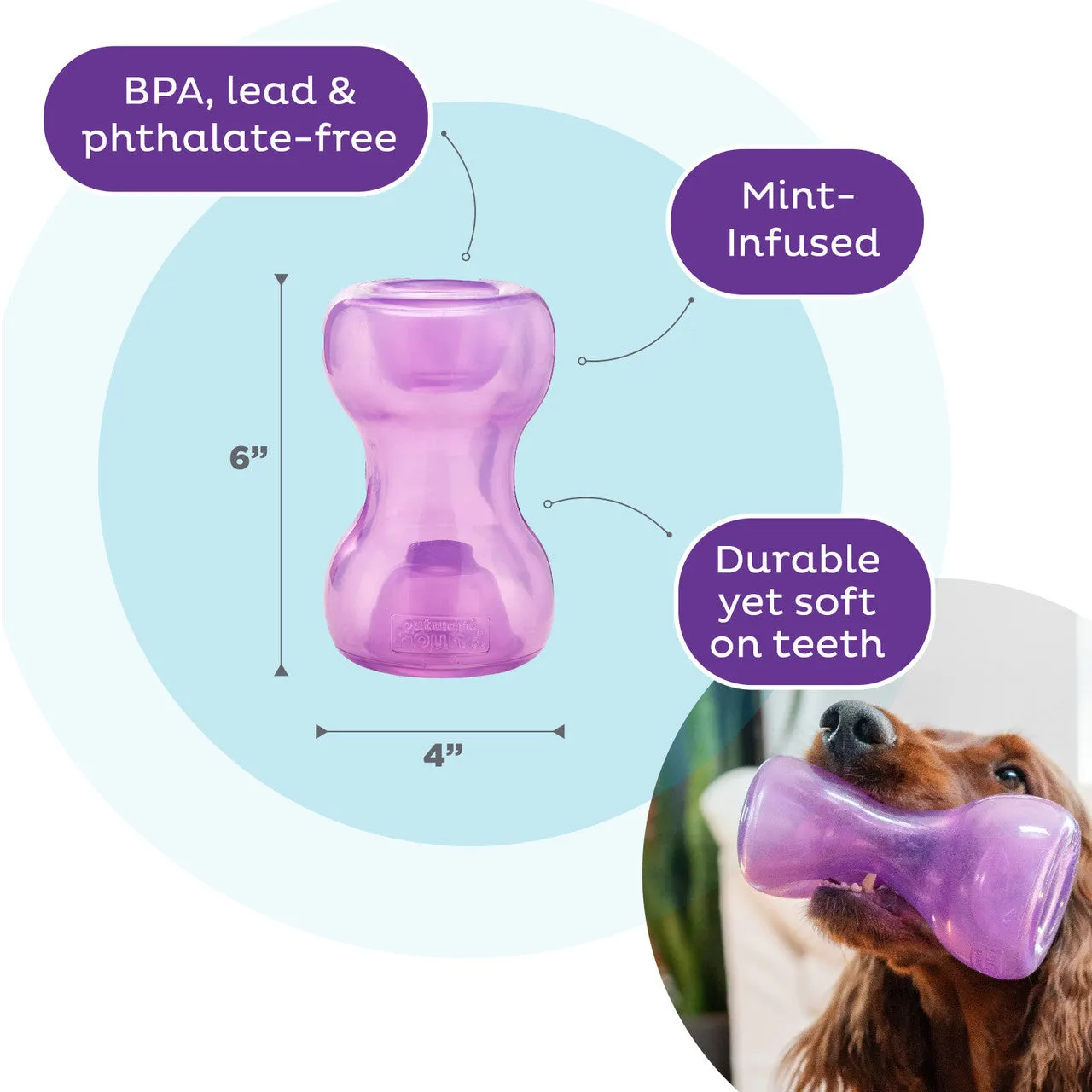 Planet Dog Double Snoop Interactive Treat Stuffer