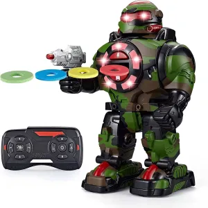 RoboShooter Remote Control Interactive Robot - Camouflage