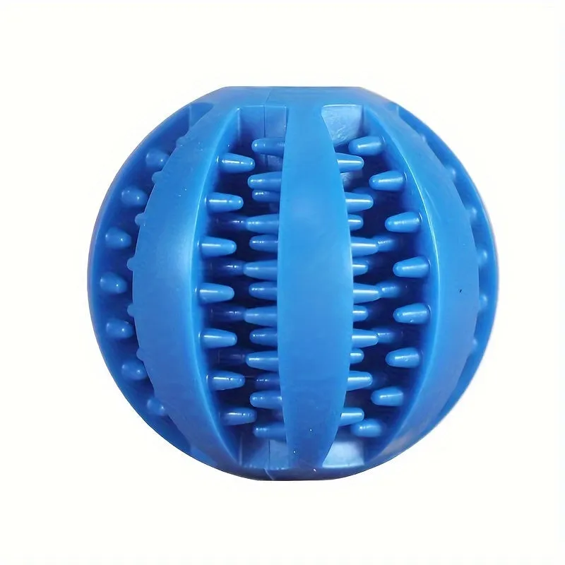 Rubber Food Ball Toy Interactive Chew for Small Dogs