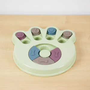 Slow Feeder Puzzle Dog Toy - Paw Print