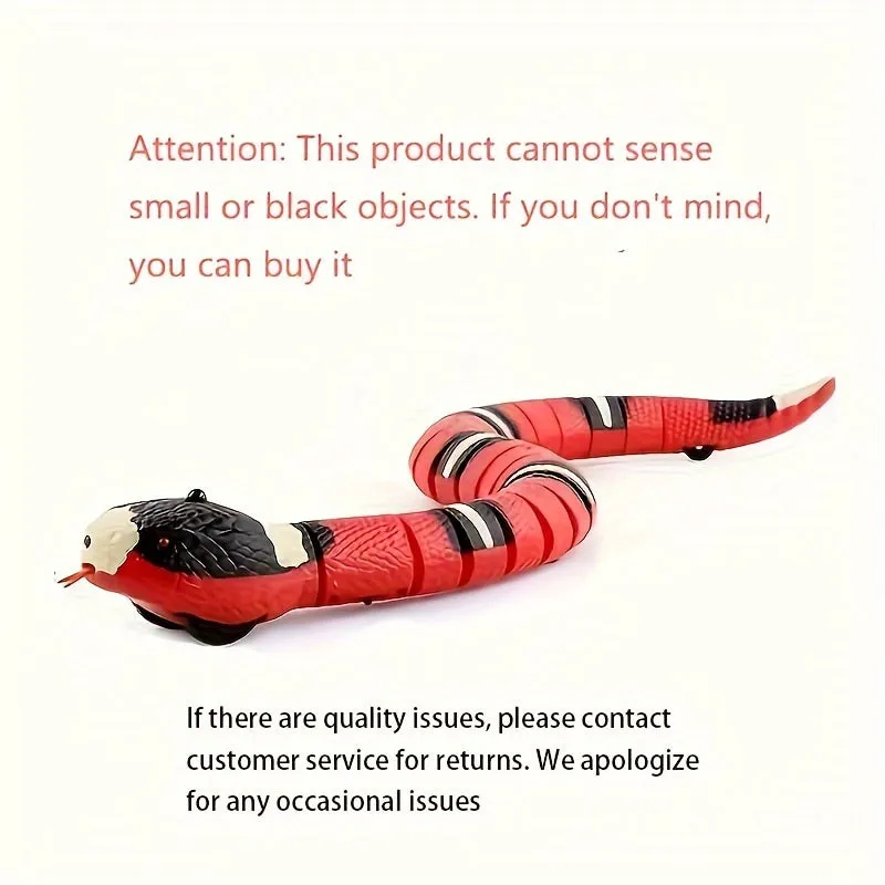 Snake Toy Interactive USB Charging Pet Toy for Cats  Dogs