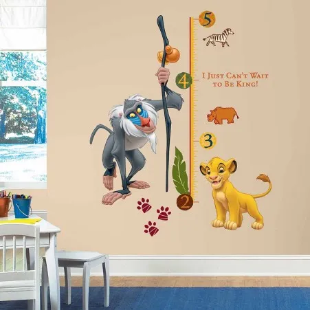 The Lion King Growth Chart Wall Decals - Standard