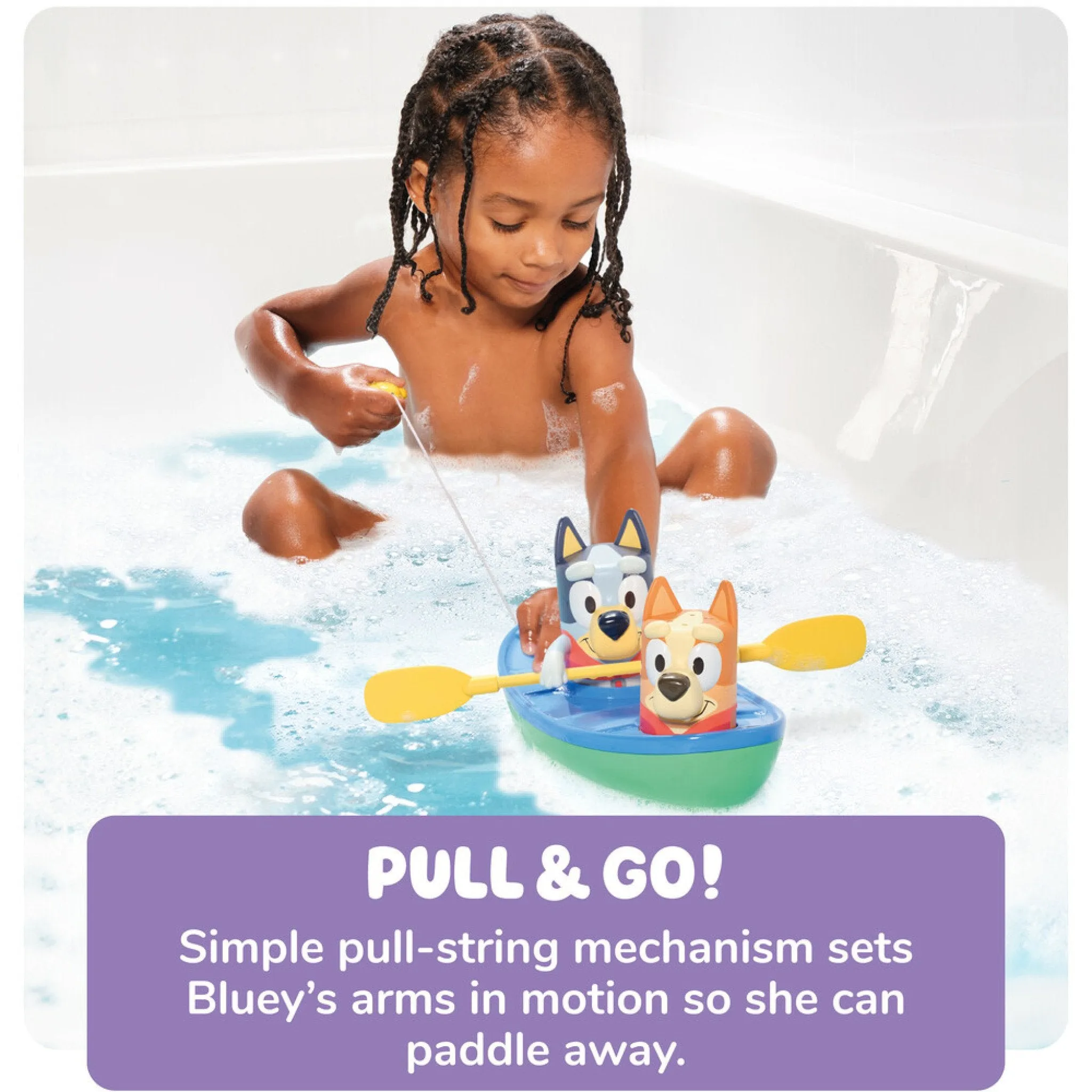 Tomy Toomies Bluey Canoe Bath Toy