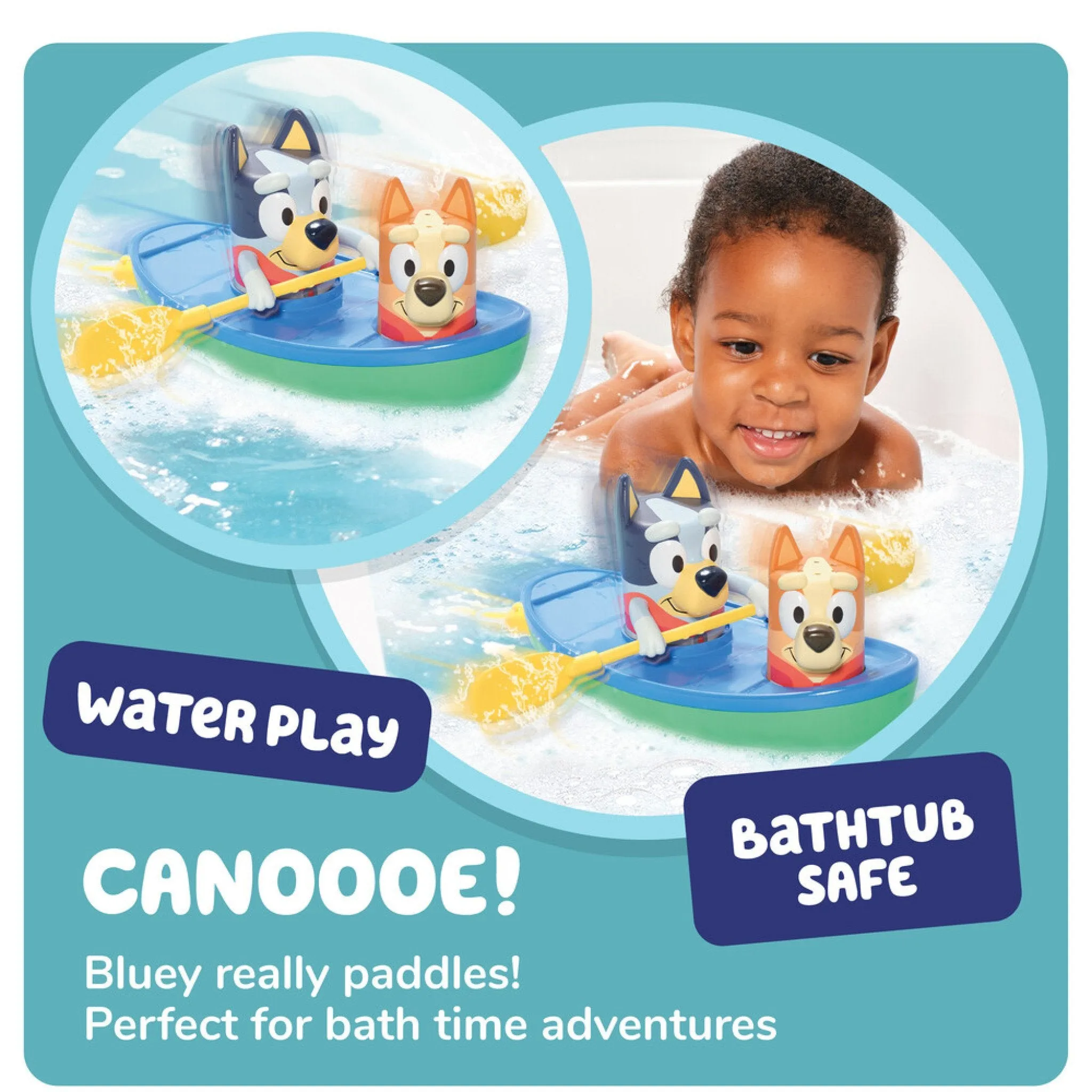 Tomy Toomies Bluey Canoe Bath Toy