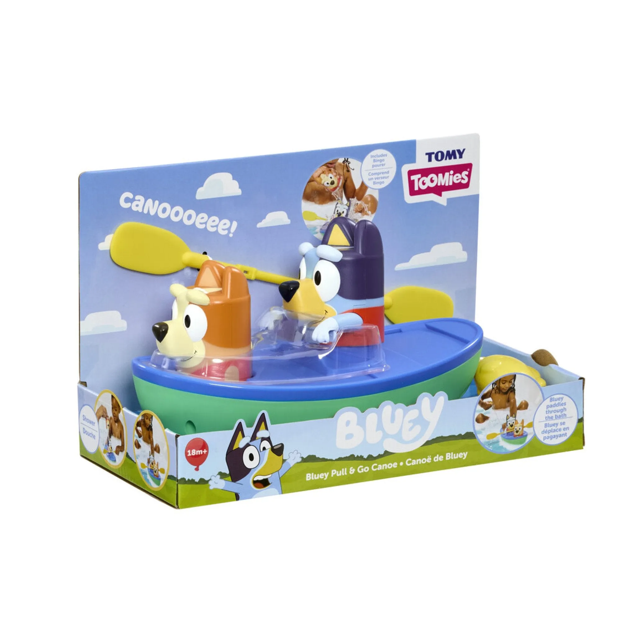 Tomy Toomies Bluey Canoe Bath Toy