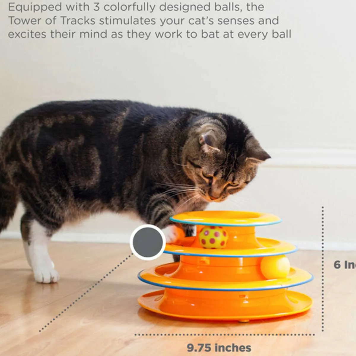 Tower of Tracks Cat Multi Level Toy