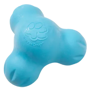 West Paw Design Tux Dog Toy Aqua Blue