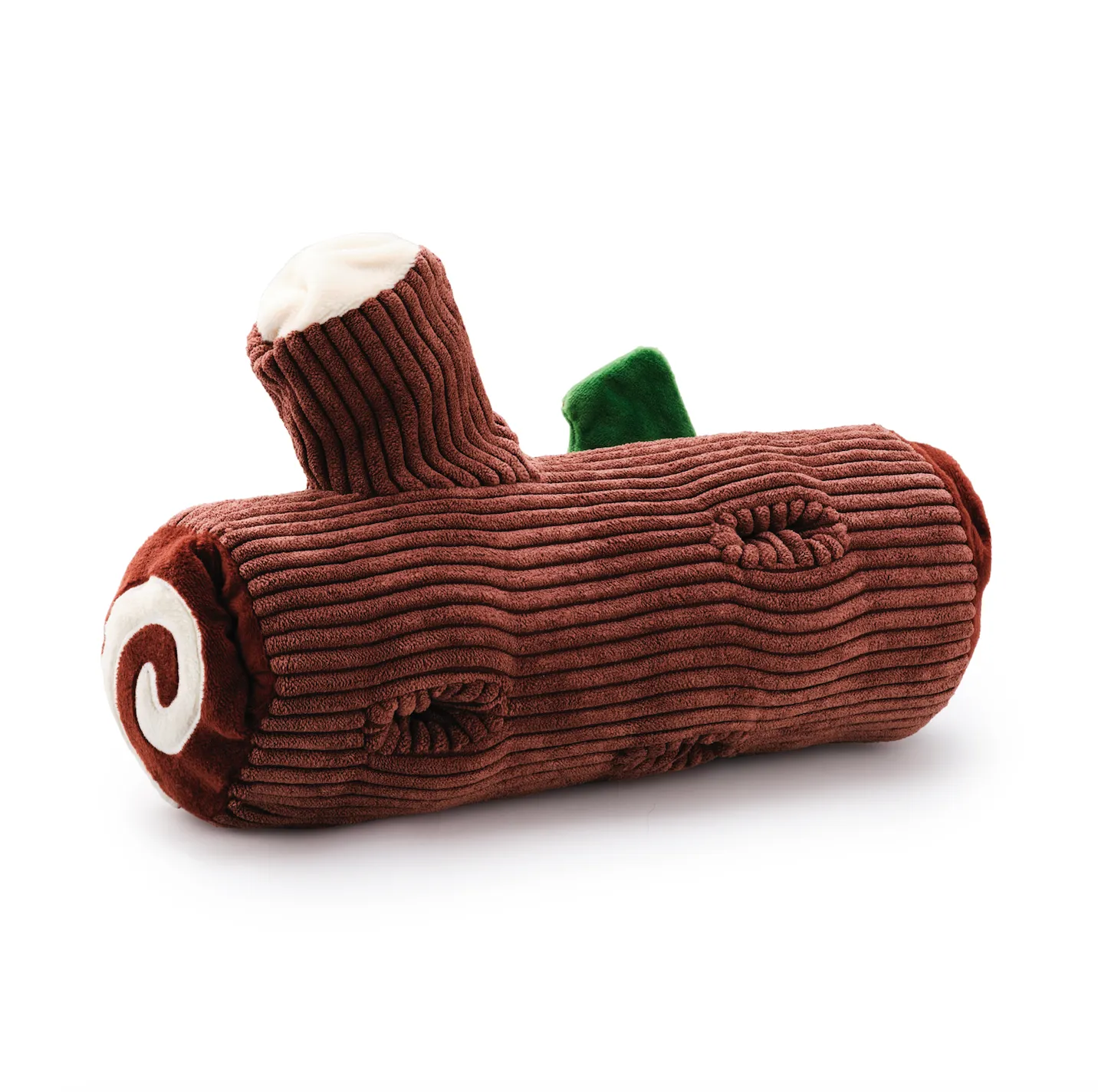 Yule Log Interactive Snuffle Holiday Dog Toy