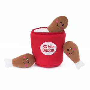 Zippy Paws Bucket of Chicken Burrow Dog Toy