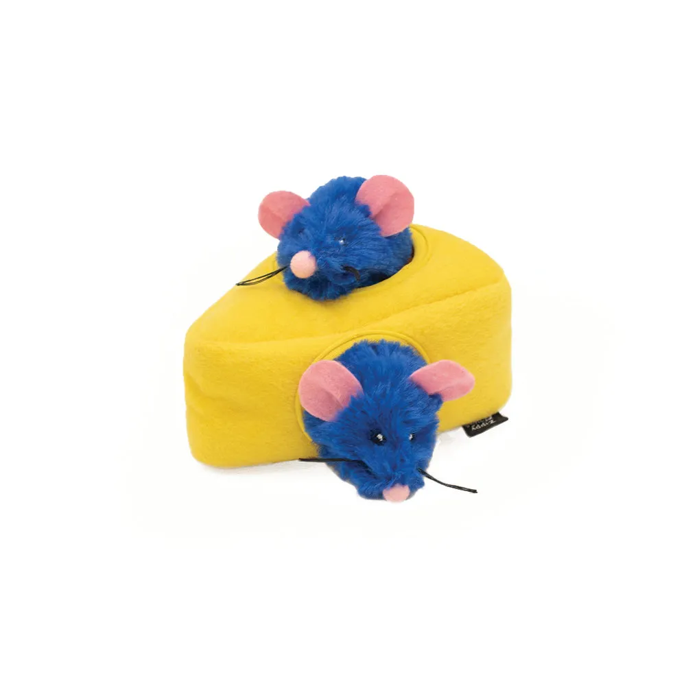 Zippyclaws Burrow Mice N Cheese Cat Toy