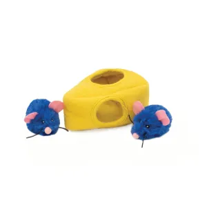 Zippyclaws Burrow Mice N Cheese Cat Toy