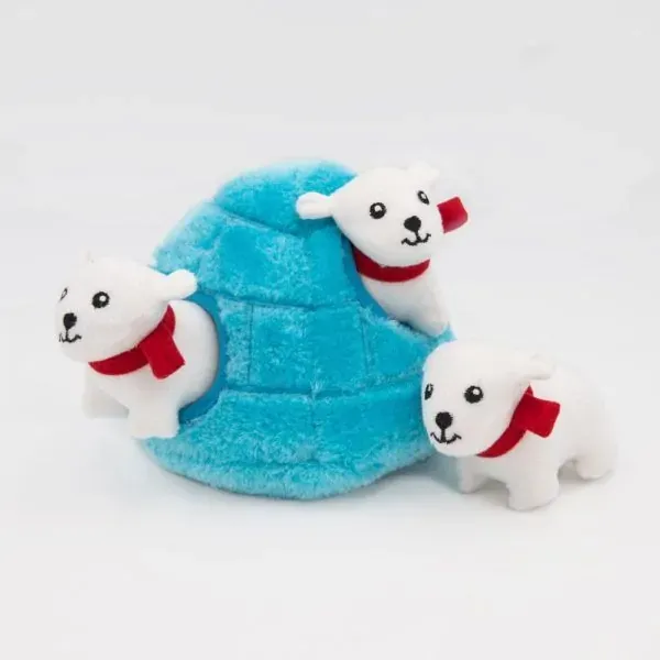 ZippyPaws Burrow Polar Bear Igloo